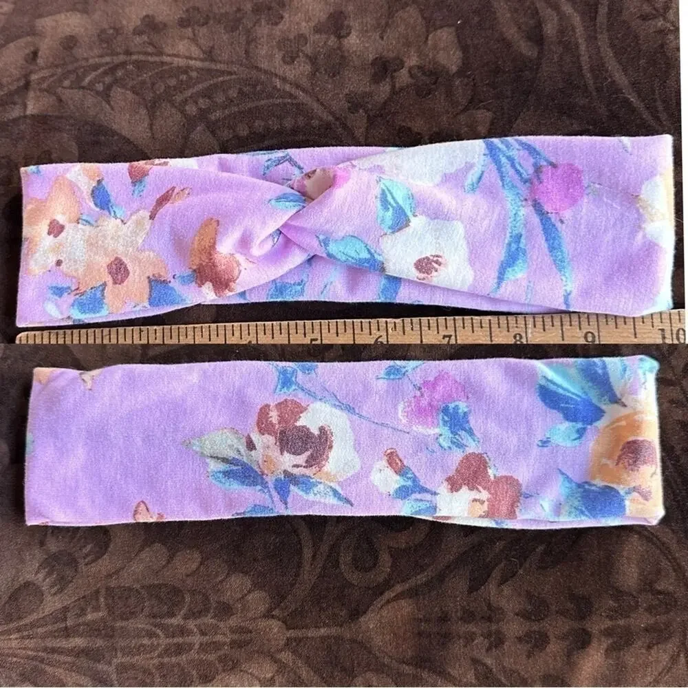 Handmade flower twist headband